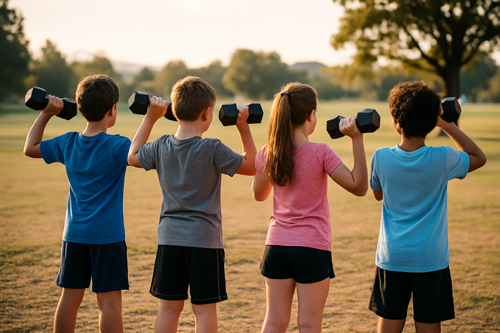 San Diego youth strength training program kids outdoor coaching